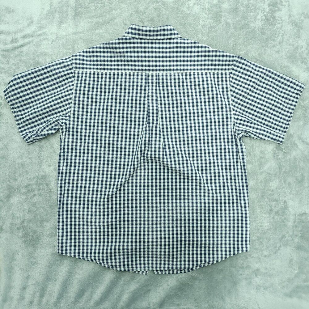 Walt Disney World Men's Mickey Mouse Blue & White Striped Shirt Size L - Picture 4 of 13